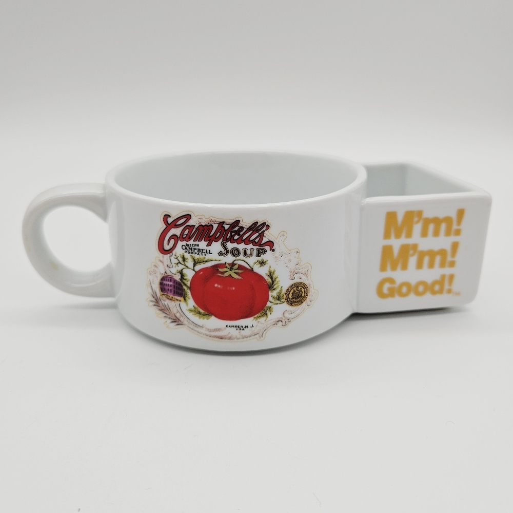 CAMPBELL'S | soup bowl with handle & cracker holder
